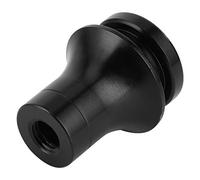 Drfeify M10x1.25 Shift Knob Boot Retainer Aluminum Alloy Gear Lever Adapter for Manual Transmission Vehicles Easy Install Resistant Fits for (Black)