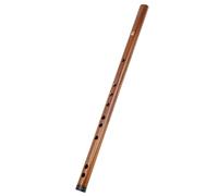 Drfeify MBAT ZD - 5 Bitter Bamboo Flute with a Brilliant and Shiny Velvet Bag for a Precise High Tone for Flute Enthusiasts (E Key)