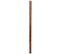 Drfeify MBAT ZD - 5 Bitter Bamboo Flute with a Brilliant and Shiny Velvet Bag for a Precise High Tone for Flute Enthusiasts (D Key)