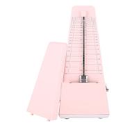 Drfeify Metronome, Brass Bell Easy to Use for Beginners and Children with Metal Mechanical Core, Accurate Rhythm 40-208bpm for Piano Violin Guitar Musical Instrument Accessories (Pink)