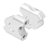 Drfeify Motorcycle Handlebar Risers, CNC Aluminum Alloy, Raise 30mm, Move Back 20mm, Fits Most Motorcycles (Electroplated)