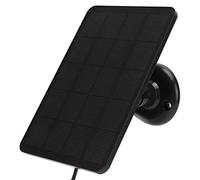 Drfeify Outdoor Camera Solar Panel Charging Efficient Monocrystalline Silicon 4W 5V (Black)