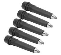 Drfeify Pole Tips, 5pcs Tungsten Manganese Steel Alloy Rubber Spare Foot Covers for Alpenstock Accessories, with Flexible Bendable Design for Rugged Outdoor Terrain