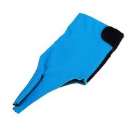 Drfeify Professional Billiard Glove, Polyurethane Fiber Pool Glove, Left Hand 3 Finger Design, Breathable Sweat Control, Stable Grip, Close Fit for Competition Training Players (Blue)