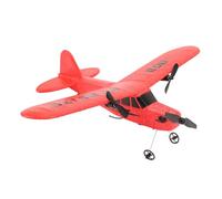 Drfeify RC Airplane, Selected Special Foam Material with High Performance Strong Motor and Anti Collision Design, for Kids Children Outdoor Flying Toy (Red)