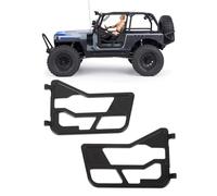 Drfeify RC Car Tube Door, 2pcs Lightweight & Hollow CNC Aluminum Alloy Simulated Tube Rail for Axial SCX10 III CJ 7 1/10 RC Car