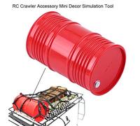 Drfeify RC Crawler Accessory Mini Decor Tool Set Oil Tank Fuel Tank Fire Extinguisher for Model-Car Enthusiast (Style B)