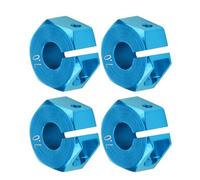 Drfeify RC Wheel Hex Hub Adapters, Aluminum Alloy for HSP 1/10 Scale RC Car, Easy Install Enhances Performance, Prevent Wheels From Sticking (7.0MM blue)