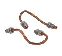 Drfeify Rear Caliper Brake Pipe, Copper Material, Superior Performance Brake Bridge Tube for MK5 2004-2008 with Stainless Steel Connector