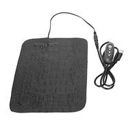 Drfeify Reptile Heat Pad, PU Leather Surface USB Powered Heating Mat for Tortoise, Lizard and Snake Habitats with 3-Level Temperature Control (S(7.8x6.5x2.6cm/3.1x2.6x1in))