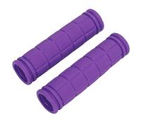 Drfeify Rubber Handle Grips, Comfort and Safety, Bike Handlebar Grips, Purple, Durable and Non-Slip, for Mountain Bikes, Road Bikes, and City Bikes