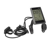 Drfeify S830 LCD Display Meter, 24V 36V 48V Multifunctional Electric Bike LCD Screen with Battery Power Speed Mileage Display, for Electric Bikes Scooters 22.2mm Handlebar Accessories