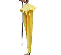 Drfeify Sax Cleaning Cloth, 3Colors Saxophone Sax Clarinet Cleaning Cloth Tool Accessory Parts for Tube Inside Clean(Yellow)