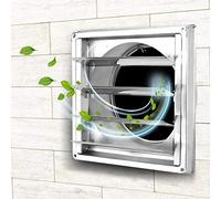 Drfeify Stainless Steel Air Vent, Active Louvers Proof, Windproof Rainproof Vent Cover for Outdoor Air Circulation