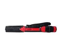 Drfeify Stand Bag, Lightweight PU Carry Bag with 9 Clubs Capacity for Men and Women, Perfect for Practice Sessions and Travel (Black Red)