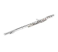 Drfeify Sterling Silver Flute Professional Test Elegant Sound Flute for Playing Musical Instruments Adults, High-speed Steel 26.4in