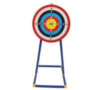 Drfeify Suction Cup Target, Stable Base Removable ABS Plastic Kids Archery Hanging Freestanding Target with Detachable Design, for Boys Girls Recreational Activities