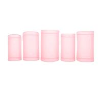 Drfeify Traditional Chinese Instrument Accessories - 5PCs Flute Membrane Protection, Long -Term Life Film Protector for Musicians (Pink)