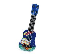Drfeify Ukulele, 4 String Mini Ukulele Toy, Cartoon Lion Design, Clear Sound Quality for Kids, Beginners, Educational Musical Instrument (Blue)