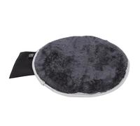 Drfeify USB Pet Heating Pad for Cats and Dogs, Flannel Electric Heating Mat Adjustable for Winter Use, Cozy Warming Pad for Small Medium Pets 13.78x13.78in (Gray)