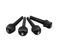 Drfeify Violin Tuning Pegs, 4Pcs Ebony String Tunning Pegs Replacement Accessory for 4/4 Violin