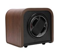 Drfeify Watch Winders, Anti Magnetism Automatic Watch Rotator Box with Adjustable LED Ambient Lighting, Plug in or Battery Powered