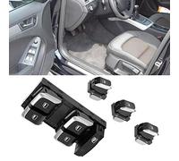 Drfeify Window Switch, Electric Switch Button Set, Universal Fit for A4 S4 B8 2008-2012, Smooth ABS Surface for Comfortable Control