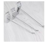 DRFGHK 30 Pcs Slatwall Hooks Slat Wall Display 3.2/4/5.6mm Diameter Metal Hanging Hook Shop Retail for Room Garage Store(5.6mm,L 20CM/7.8IN)