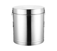 DRFGHK Airtight Stainless Steel Stock Pot for 10KG 15KG 20KG 25KG Flour Cereal Rice - Insect Proof, Moisture Proof Kitchen Storage Containers