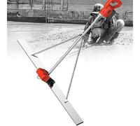 DRFGHK Concrete Surface Leveling Tamper Ruler - Power Screed Vibratory Kit, Battery Powered, Cordless Electric Smoother Finisher Tool