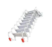 DRFGHK Folding Loft Ladder Stairs, Wall Mounted Attic Stairs, Pull Down With Alloy Steel Attic Loft Stairs, Retractable Folding Stairs