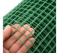 DRFGNF PVC Coated Garden Netting Wire Mesh Rolls - Durable Hot Dipped Galvanized Fencing for Plants, Animals, and Garden Protection - Multi-Purpose Wire Fence Rolls