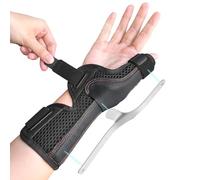 DrFinger De Quervain'S Tenosynovitis Thumb Brace Splint (Black-Regular)