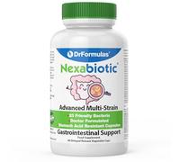 DrFormulas' Best Probiotics for Women & Men | Nexabiotic Multi Probiotic with Saccharomyces Boulardii, Lactobacillus Acidophilus, B. infantis, Prebiotic, UK Version, 60 Count