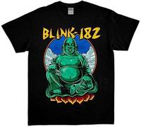 Drgodjj Blink-182 Buddha Men's Black t Shirt Size s to 2XL