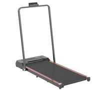 Drgymlee 3 in 1 Walking Pad Treadmill, Folding Under Desk Treadmill with Handle, Quiet Compact Running Machine 1-10 km/h for Home Office, Walking & Jogging with Remote & LED Display
