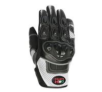 DRH RAPIDO MOTORBIKE LEATHER GLOVES. TOUCH SCREEN, KNUCKLES AND AIR VENTILATION FOUR SEASONS MOTORCYCLES RIDER'S GLOVES