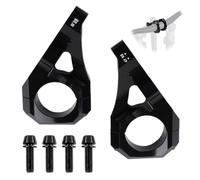 Drhomeam 2PCS Bike Direct Mount Stem for 31.8mm Handlebar | CNC 6061 Aluminum Alloy Lightweight Split Design 35mm Rise for Dual Crown Forks DH Mountain Bike