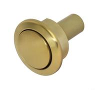 Drhomeam for Siamp Storm 33A Toilet Push Button Flush, Chrome Finis Replacement Toilet Flush Button Fit for Standard Cistern Holes Ranging from 38mm to 44mm in Diameter(Gold 48mm)
