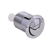 Drhomeam Toilet Flush Buttons Replacement Dual Flush Cistern Button For Siamp For Skipper 45 Bathroom Toilet Water Tanks Button Accessories(silver)