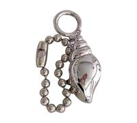 DRHTDXEJ Gold Fish Beaded Key Holder with Star and Flower Stylish Acrylic Keychain Ornament for Keys and Purses Bag Pendant