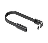 DRHTDXEJ Silicone Flat 240W USB C Cable USB C Male To Female Cable For Gaming Laptops And Docking Stations 10cm/20cm/50cm