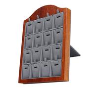 DRHTDXEJ Stylish Wood Earring Organizers Practical Earring Stand Jewelry Photography Showcase Rack for Home Store Jewelry Display