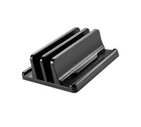 DRHTDXEJ Vertical Laptop Stand 3 Slot Desktop Stand Holder Adjustable Dock Space Saving Laptop For Desk Notebook Adjustable