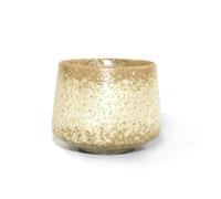 DRHYO 6oz Cappuccino Coffee Cups, Personalised Coffee Espresso Cup Without Handle, Ideal for Coffee Shops, Offices, Home, Interesting Gift for Women, Colleagues, (Snowflakes Brown and White)