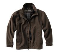 Dri Duck 5028 Unisex Maverick Quarry Wash Canvas Jacket W/ Blanket Lining, Medium Tobacco