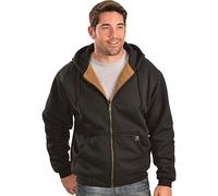DRI Duck Men's Crossfire Heavy Duty Oxford Jacket (Black, Large)