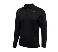 Nike Dri-FIT Victory Men's Long-Sleeve Golf Polo - Black - Polyester L