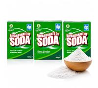 Dri-Pak Bicarbonate of Soda 500g - Multi-Purpose Natural Cleaner & Deodoriser | Non-Toxic Cleaning Powder for Kitchen, Bathroom, Carpet & Grease Removal - pack of 3