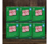 Dri-Pak Citric Acid 250g (Pack of 6) - Natural Descaler & Multi-Purpose Household Cleaner - 1.5kg Total